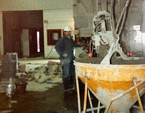 Chantier de resurfaçage à la centrale LG4, Baie-James